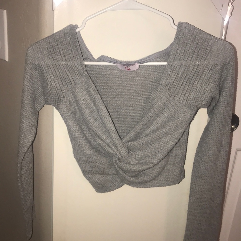 cropped long sleeve